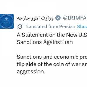Iran Sebut Sanksi Baru AS sebagai Terorisme Ekonomi