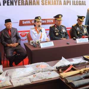 Polda Malut Terima 16 Senjata Api Ilegal dari Warga