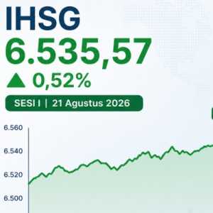 IDXENERGY Menguat, IHSG Sesi I Naik 0,52 Persen