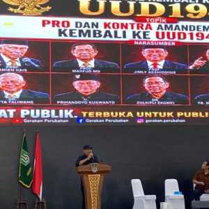 Aktivis Senior Ingatkan Sudah Saatnya Kembali ke UUD 1945 Asli