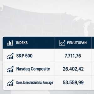 Wall Street Melemah, Investor Cermati Pidato Kevin Warsh