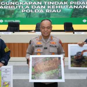 Polda Riau Ringkus 40 Tersangka Karhutla Modus Buka Lahan Sawit