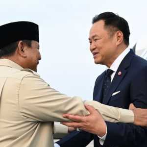 Prabowo Lepas Kepulangan PM Tailan dari Lanud Halim