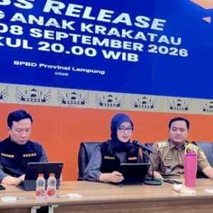 Sekolah Tatap Muka di Lampung Batal Gegara Anak Krakatau Kembali Erupsi