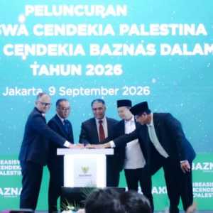 Baznas-Kemdiktisaintek Buka Beasiswa bagi 200 Mahasiswa Asal Palestina