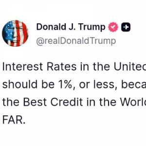 Trump Tekan The Fed, Minta Suku Bunga Turun 1 Persen