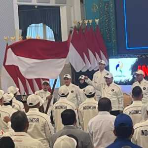 Prabowo Resmi Lepas Kontingen Indonesia Menuju Asian Games 2026 di Jepang