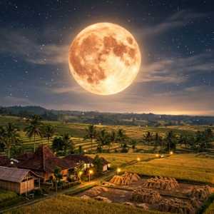 Harvest Moon 2026 Muncul Akhir Pekan Ini, Ditemani Saturnus pada 26 September