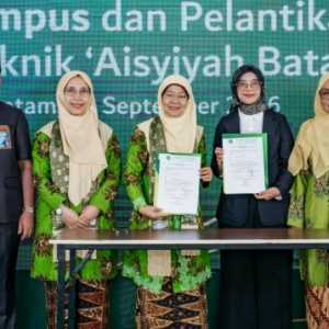 Susanna Dilantik jadi Direktur Politeknik ‘Aisyiyah Batam