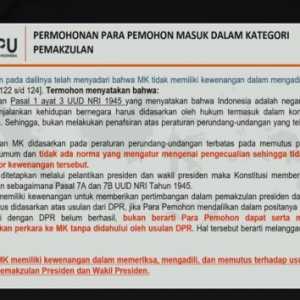KPU: Permohonan Denny Indrayana Cs Masuk Kategori Pemakzulan