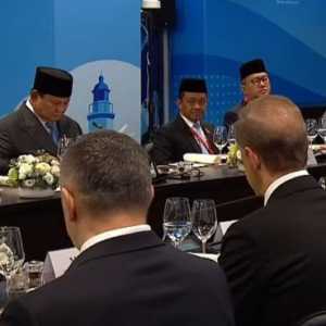 Prabowo Hadiri Jamuan Makan Siang Bersama Putin di Vladivostok