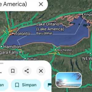 Trump Puji Apple-Google Ubah Danau Ontario jadi Danau Amerika