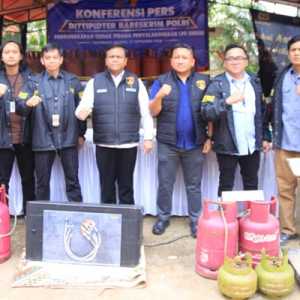 Bareskrim Bongkar Praktik LPG Oplosan di Tangsel, 910 Tabung Diamankan