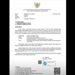 Raja Juli Batal Bahas Karhutla di DPR