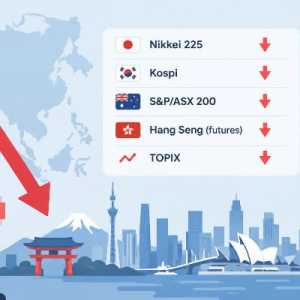 Bursa Asia Berguguran Terdampak Inflasi AS