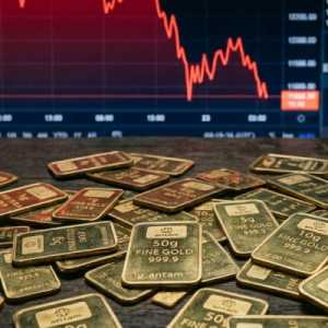 Harga Emas Antam Turun, Termurah Dibanderol Rp1,3 Juta