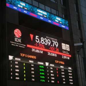 IHSG Rontok 1,33 Persen ke Level 5.863