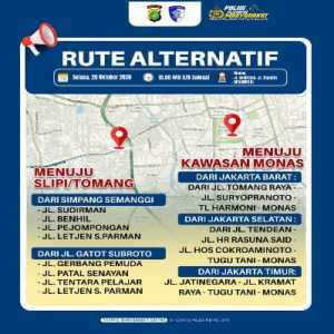 Polda Metro Siapkan Pengaturan Lalu Lintas Selama Demo