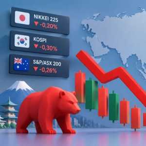 Pasar Asia Dibuka Merah Jelang Keputusan Suku Bunga