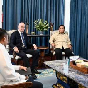 Prabowo dan Presiden FIFA Diskusi Soal Masa Depan Sepak Bola Indonesia