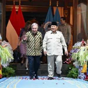 Prabowo Gelar Pertemuan dengan Sekjen PBB di Hambalang