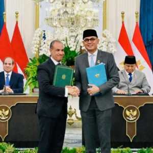 Empat MoU Strategis Diteken Selama Pertemuan Prabowo dan El-Sisi di Istana