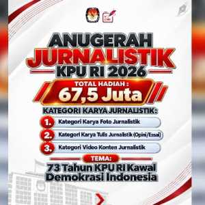 Resmi Dibuka! Anugerah Jurnalistik KPU 2026 Ajak Jurnalis dan Publik Rekam Perjalanan Demokrasi