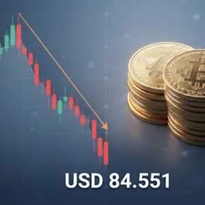 Laju Bitcoin Tertahan, Harga Turun ke 84.551 Dolar AS