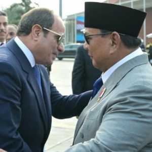 El-Sisi Pulang ke Mesir, Prabowo Antar Langsung hingga ke Tangga Pesawat