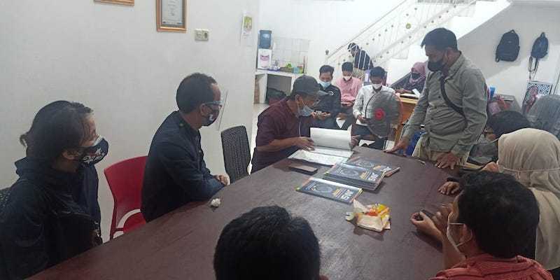 Proses verifikasi faktual Pengda JMSI Kalimantan Timur, Selasa malam (2/6)/Ist
