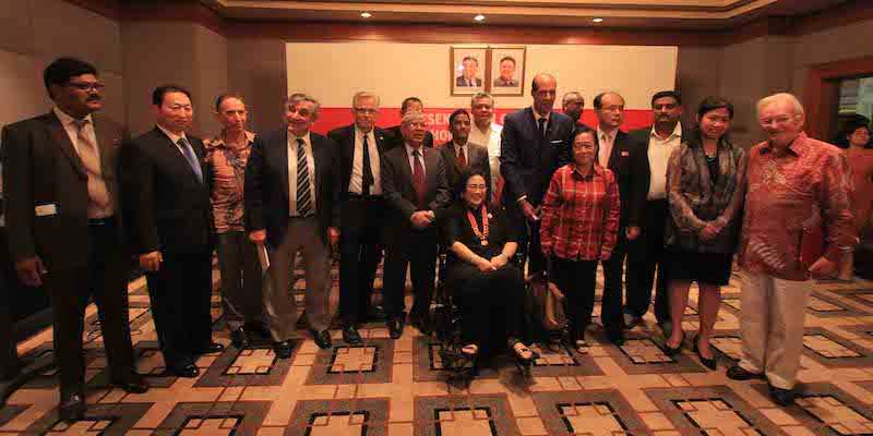 Rachmawati Soekarnoputri memimpin pertemuan Komite Regional Asia Pasifik untuk Reunifikasi Damai Korea (APRCPRK) di Jakarta, Oktober 2016./RMOL