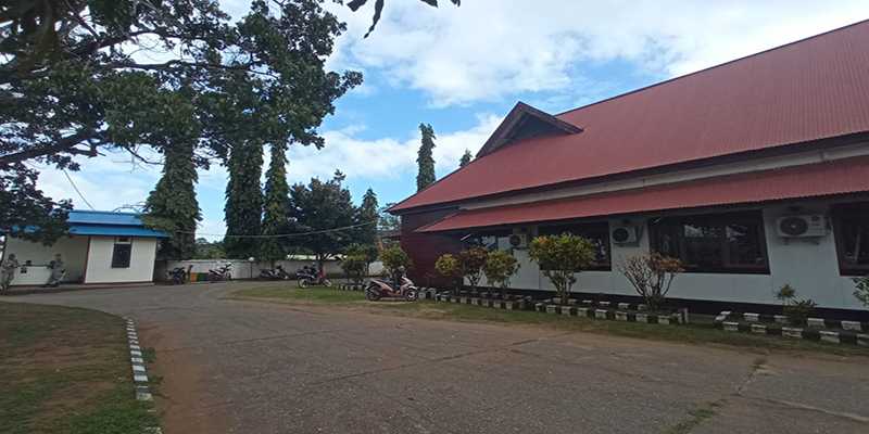 Suasana halaman gedung DPRD Kabupaten Merauke