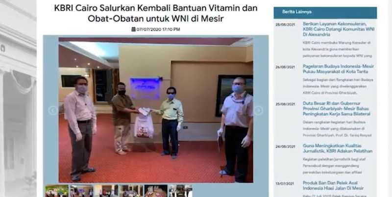 Dutabesar RI untuk Mesir DR (H.C) Lutfi Rauf dalam program diskusi virtual mingguan RMOL World View memastikan bahwa negara hadir bagi lebih dari 10 ribu WNI di Mesir selama pandemi/RMOL