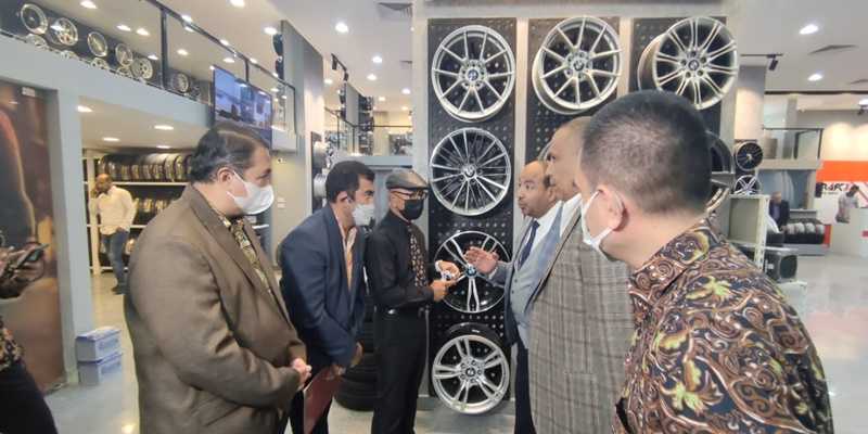 Pasar ban dan pelek kendaraan produksi Indonesia semakin diminati di Mesir