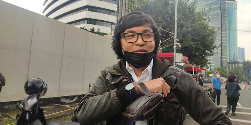 Aliza Gunado saat keluar Gedung Merah Putih KPK/RMOL