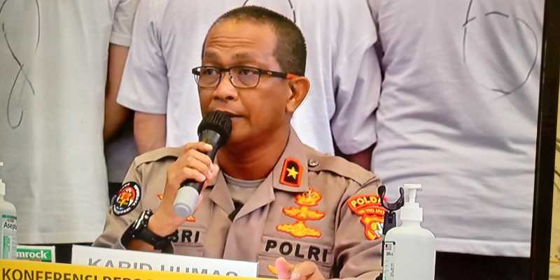 Kabid Humas Polda Metro Jaya, Brigjen Pol Yusri Yunus dalam konferensi pers di Mapolda Metro Jaya/RMOL