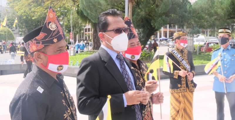 Parade Indonesia ikut meramaikan Hari Kebangsaan ke-38 Brunei Darussalam pada Rabu (23/2)/Repro