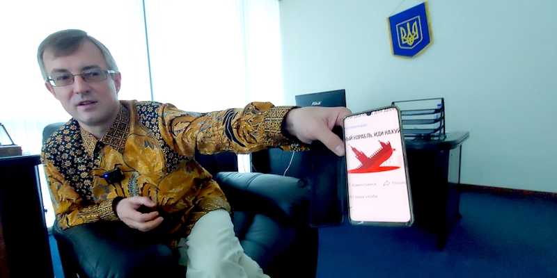 Duta Besar Ukraina Vasyl Hamianin/RMOL