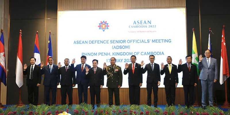 ASEAN Defence Senior Officialsâ€™ Meeting (ADSOM) diselenggarakan di Kamboja, 18 Mei 2022./Ist