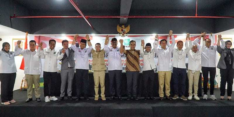 Perwakilan DPD Gerindra dan DPW PKB se-Indonesia berfoto bersama/Ist