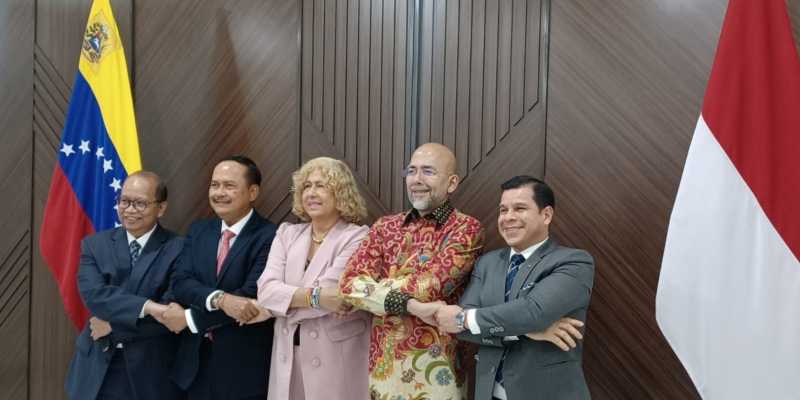 Kunjungan Wakil Menteri Luar Negeri Venezuela, Capaya Rodriguez ke Indonesia disambut hangat oleh jajaran Kementerian Luar Negeri Indonesia/RMOL