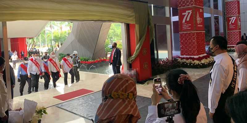 Suasana gladi bersih sidang tahunan MPR RI/RMOL