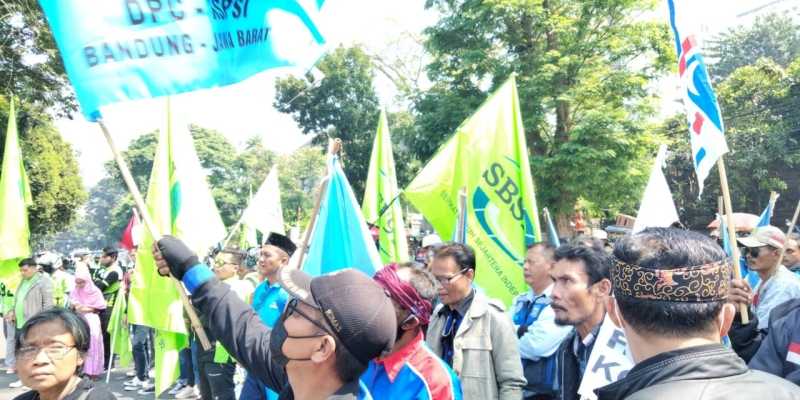 Aliansi Aksi Sejuta Buruh akan menggelar longmarch dari Bandung ke Jakarta sebagai bentuk protes atas Revisi UU 12/2011 tentang Pembentukan Peraturan Perundang-undangan (PPP)/Ist 