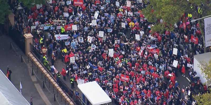 Ribuan perawat dan bidan akan kembali mogok di Sydney hari ini