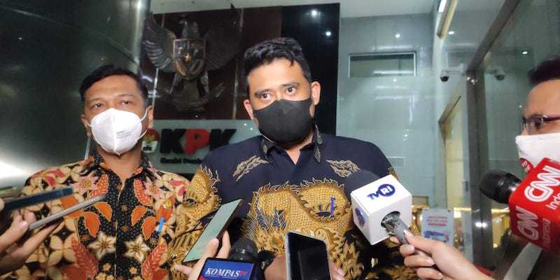 Walikota Medan, Bobby Nasution di Gedung KPK/RMOL