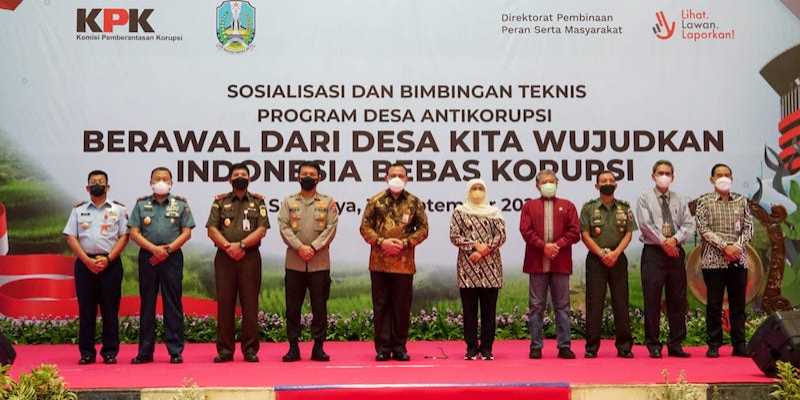 Ketua KPK Firli Bahuri bersama Forkopimda Jawa Timur/RMOL