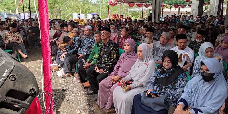 Pengajian dalam rangka Hari Bermuhammadiyah sekaligus menyambut Muktamar ke-48 Muhammadiyah dan Aisyiah, di Boja, Kendal, Jateng, Minggu pagi (9/10)/RMOL