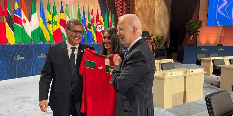 Presiden Amerika Serikat Joe Biden memuji kemampuan timnas Maroko di Piala Dunia 2022 Qatar/Net