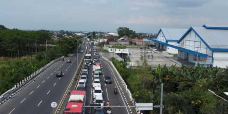 Pantauan udara di Jalan Arteri Boyolali, Jawa Tengah, Minggu, 6 April 2025/Ist