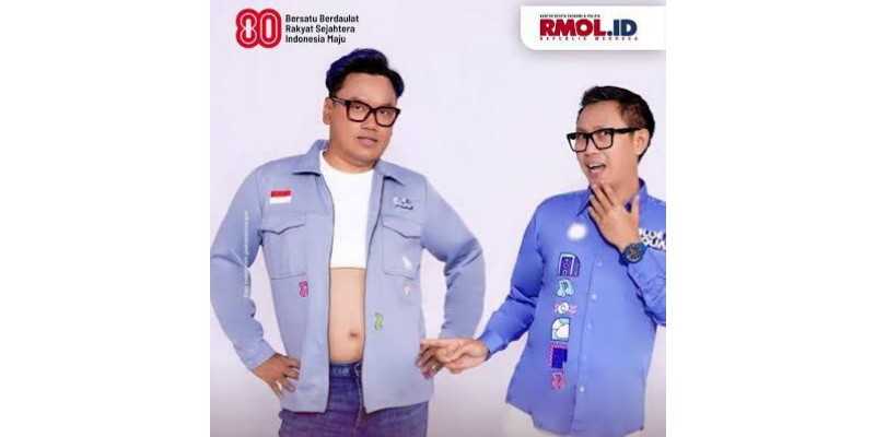 Foto Uya Kuya dan Eko Patrio (Foto: Medsos RMOL)